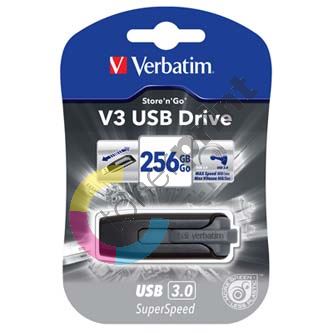 256GB Verbatim Store'n'Go V3, USB flash disk 3.0, 49168, černá