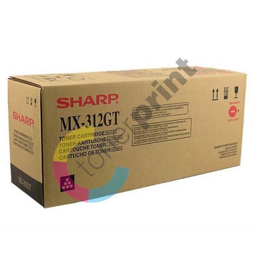 Toner Sharp MX-312GT, black, originál 1