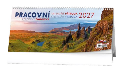 Stolní kalendář - Daňový kalendář týdenní - Příroda 2027
