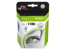 Kompatibilní cartridge TB Brother LC1100C, Cyan, 19 ml, 1200 stran, DCP-385C, MFC-490CW