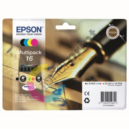 Cartridge Epson C13T16264012, CMYK, originál 1