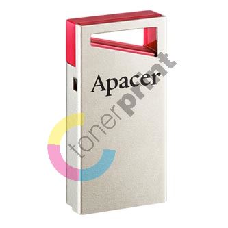 Apacer USB flash disk, USB 2.0, 64GB, AH112, stříbrný, AP64GAH112R-1, USB A, s poutkem