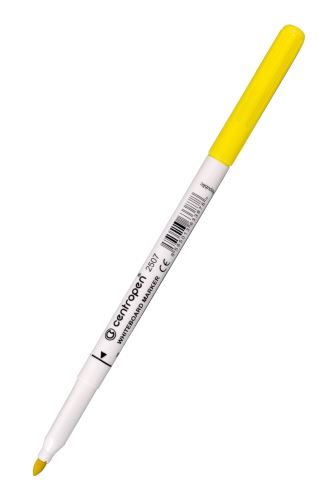 Centropen 2507 Whiteboard Marker žlutý 1