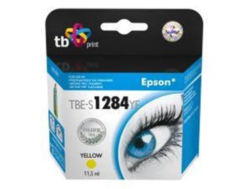 Inkoustová cartridge Epson T1284, C13T12844010, yellow, kompatibilní TB Print