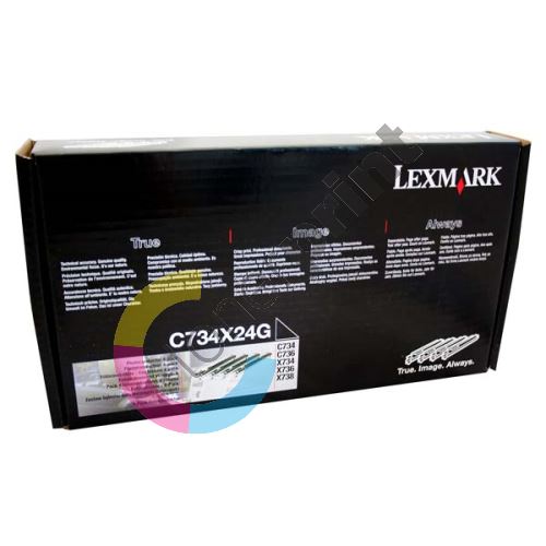 Photoconductor Lexmark C734X24G, 4-pack, originál 1