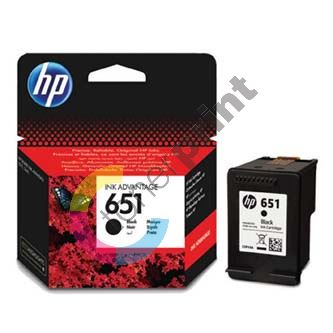 Inkoustová cartridge HP C2P10AE, DeskJet IA 5645, IA 5575, black, No.651, originál