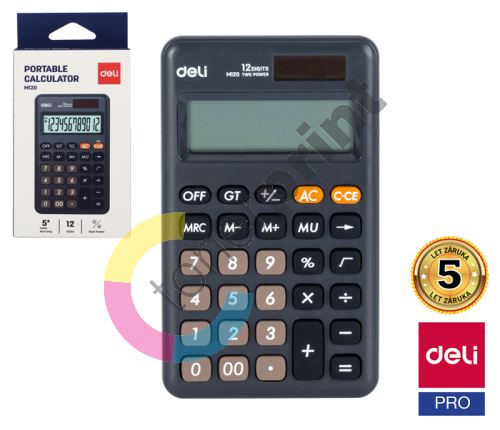 Kalkulačka kapesní DELI EM120