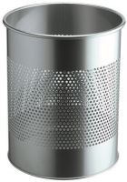 Odpadkový koš Durable 15l, kov, stříbrná
