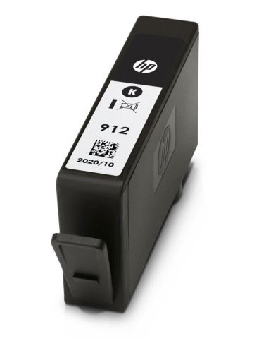 Inkoustová cartridge HP 912 (3YL80AE), černá, 300 stran, originál