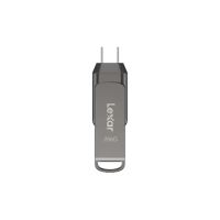 Flash disk Lexar JumpDrive D400 256 GB USB 3.2 Gen 1, USB-C + USB-A, 130 MB/s, kovový