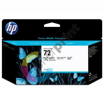 Inkoustová cartridge HP C9370A Designjet T1100, photo black, No. 72, 130ml, originál