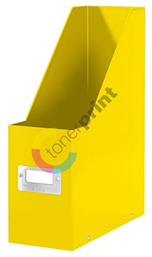 Stojan na časopisy Click & Store, žlutá, lesklý, 95 mm, PP/karton, LEITZ 1