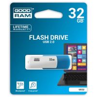 Goodram UCO2 32GB, USB flash disk 2.0, modro-bílá