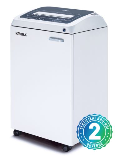 Skartovačka papíru KOBRA 270 TS C2 křížový řez 1,9 x 15 mm může skartovat až 15 listů