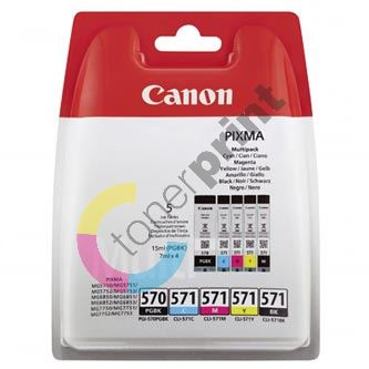 Inkoustová cartridge Canon PGI-570/CLI-571, MG 7700, 5750, CMYK, originál