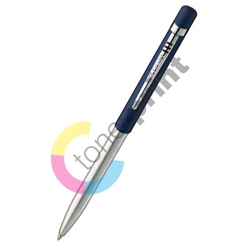 Kuličkové pero Luxor Gemini, modro-stříbrné 1