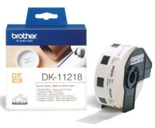 Papírové štítky Brother DK11218, 24mm, bílá, 1000 ks, pro tiskárny řady QL