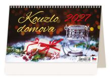 Stolní kalendář 2027 – Kouzlo domova týdenní kalendářova