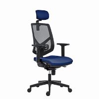 Powerton Kancelářské ergonomické křeslo Tina, Tmavě modré (1)