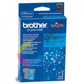 Inkoustová cartridge Brother DCP-6690CW, MFC-6490CW, LC-1100HYC, modrá, HC, originál