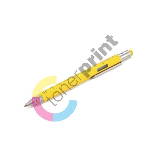 Kuličkové pero Troika, multitasking, žlutá, se stylusem 1