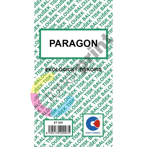 Paragon A6 ET-005 / 50 listů jeden blok 1