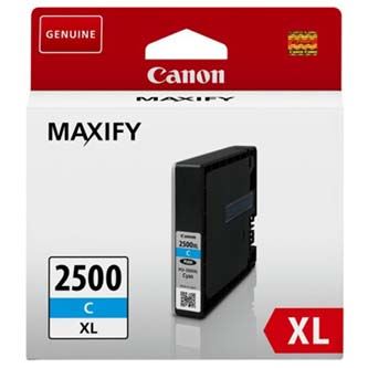 Inkoustová cartridge Canon PGI-2500XL C, 9265B001, cyan, 19,3 ml, originál