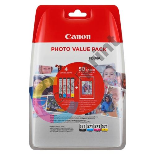 Cartridge Canon CLI-571XL, CMYK, 0332C005, originál 1