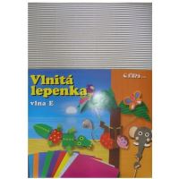Lepenka E-Welle 34,5 x 24,5cm, 260g, rovná, stříbrná, 10 listů