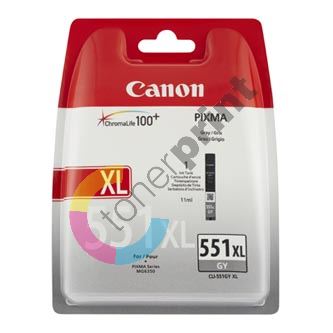 Canon originální ink CLI551GY XL, grey, blistr, 11ml, 6447B004, high capacity, Canon PIXMA iP7250, MG5450, MG6350, MG7550