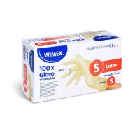 Rukavice latexové jednorázové S/100ks