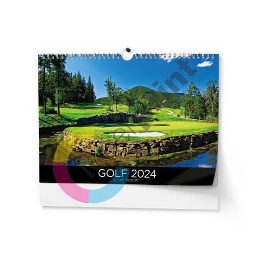 Nástěnný kalendář - Golf - české resorty 1