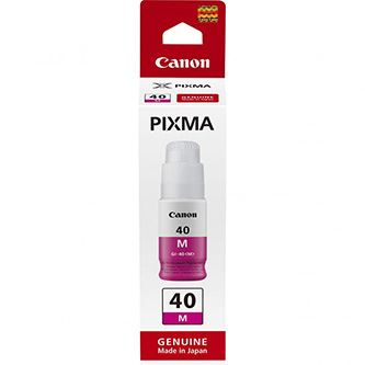 Inkoust Canon GI-40 M 3401C001, magenta, 70 ml, 7 700 stran, originál