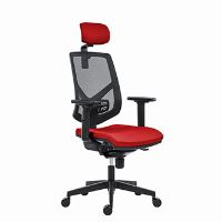 Powerton Kancelářské ergonomické křeslo Tina, Červené (1)