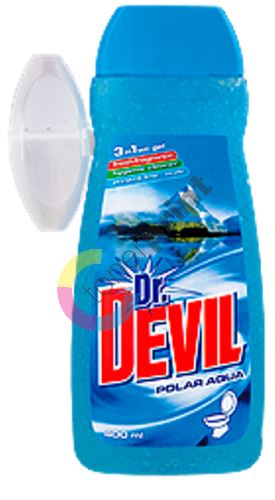 Dr. Devil Polar Aqua Wc gel 400 ml + koš