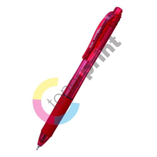 Pentel EnerGel BLN105, kuličkové pero, červené 1