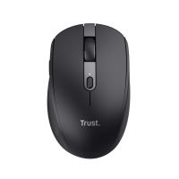 Bezdrátová optická myš Trust Ozaa Compact Multi-Device, Bluetooth + USB, 3200 DPI, černá