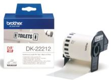 Filmová role Brother DK22212, 62mm x 15.24m, bílá, 1 ks, pro tiskárny štítků QL (1)