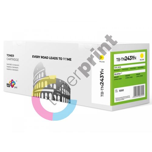 TB toner kompatibilní s Brother TN243Y, TB-TN243YN YE 100% new 1